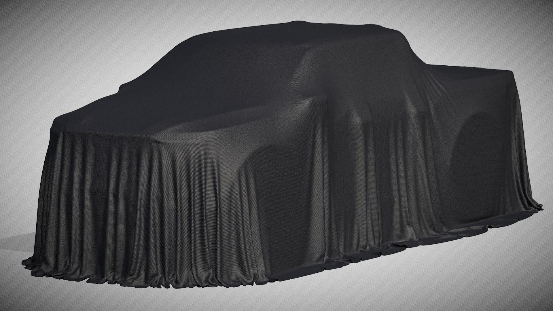 Car Cover Pick-Up 3d model