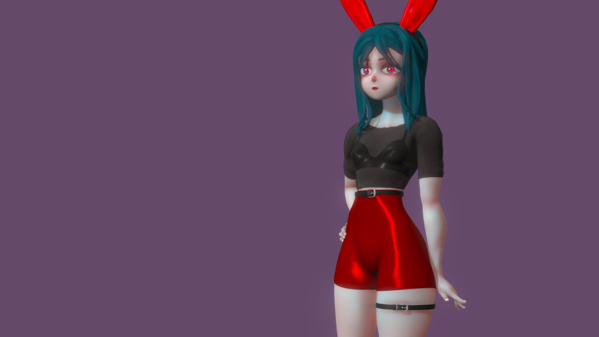 bunny girl 3d model