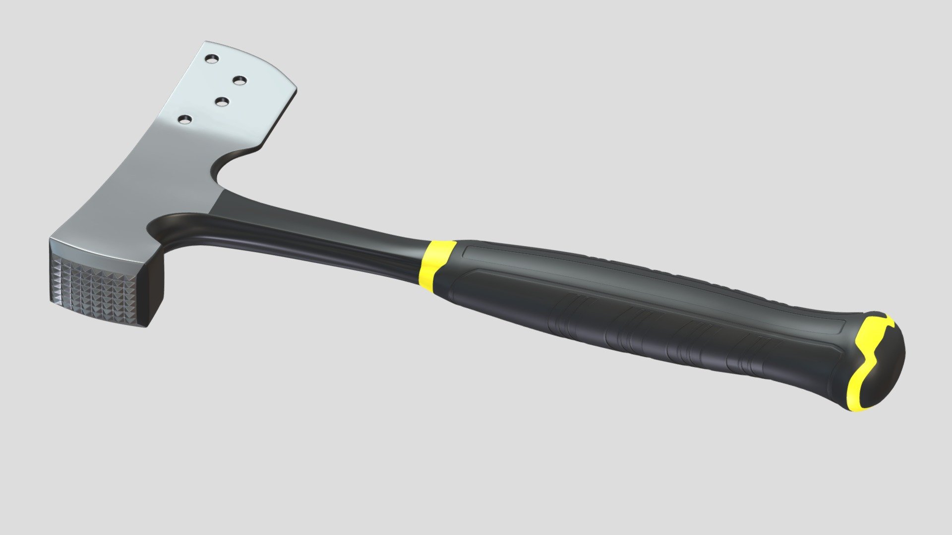 Shingler Hammer with Blade 3d model