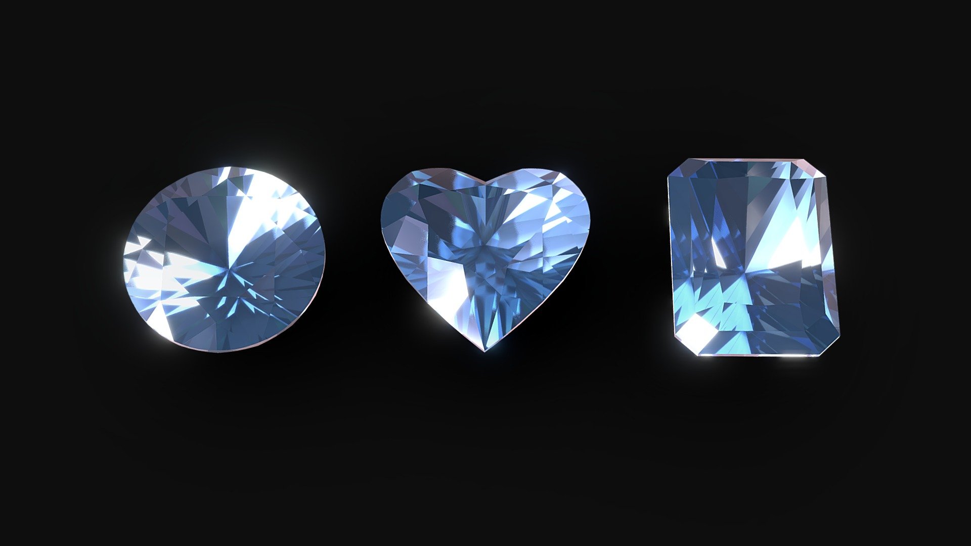 Gems 3d model