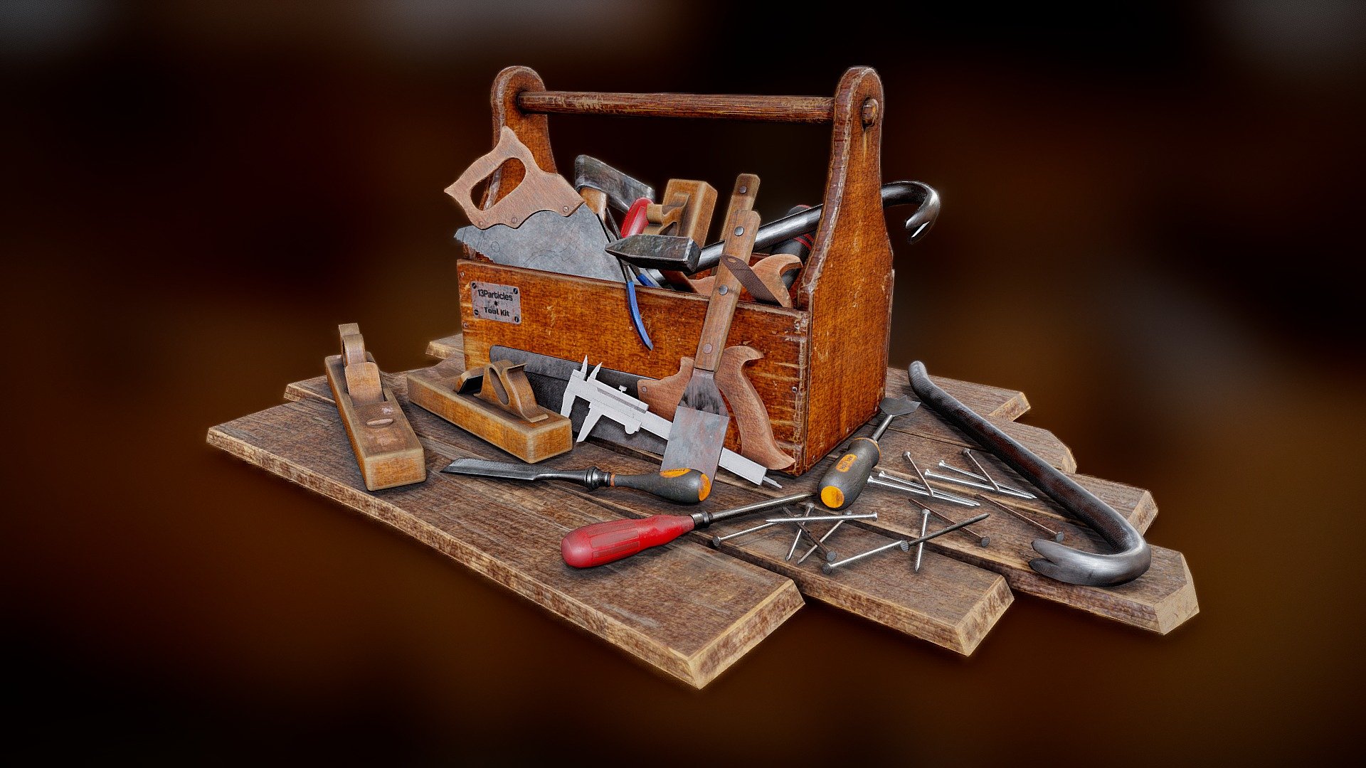 Tool Kit ( In House Project ) 3d model