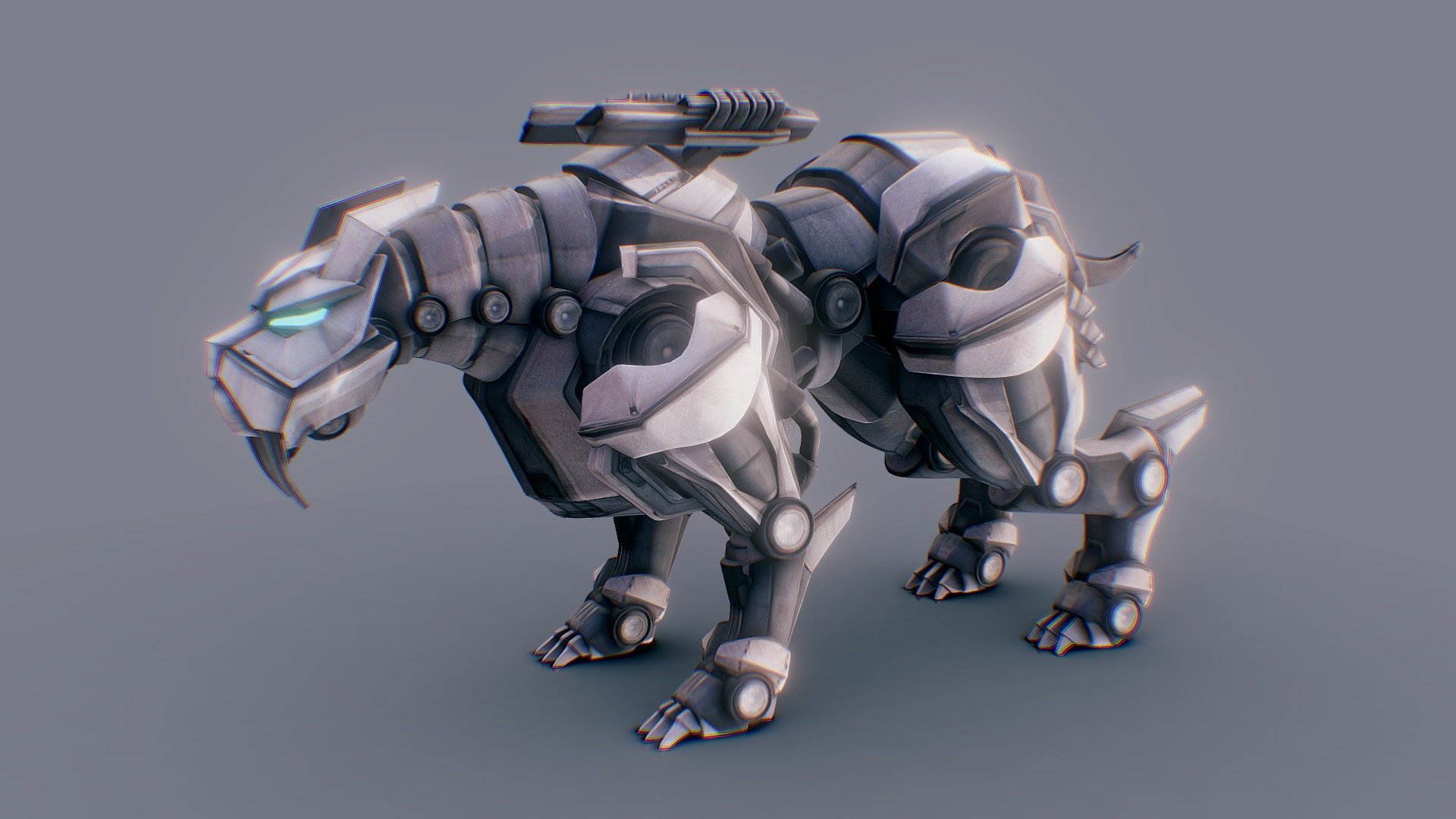 Sabertooth Mecha 3d model