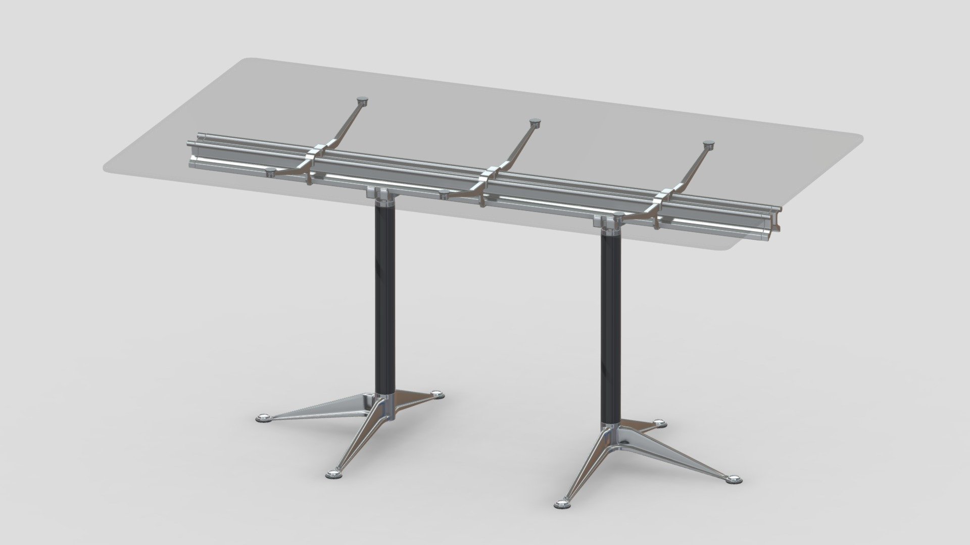 Office Burdick Table 1 3d model