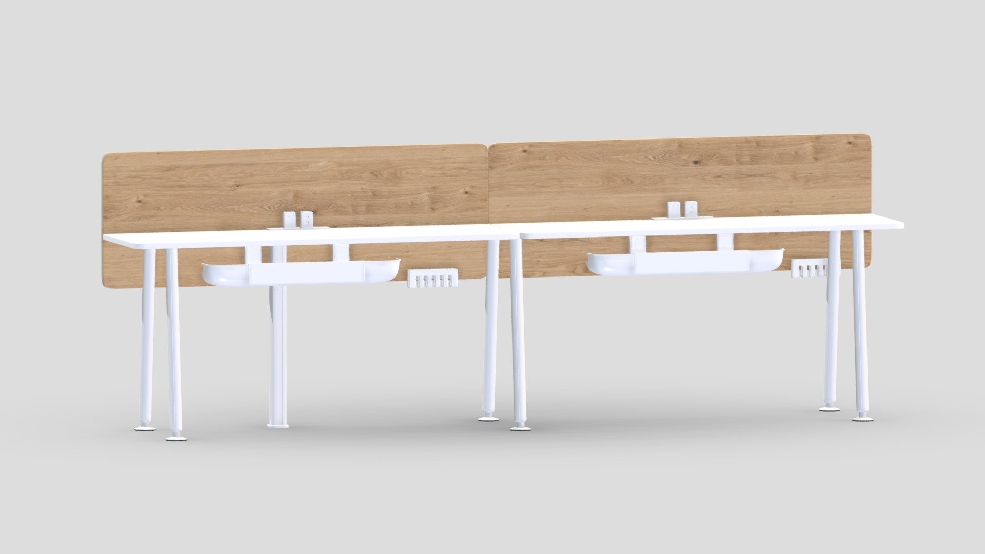 Herman Miller Desk Memo 1 3d model