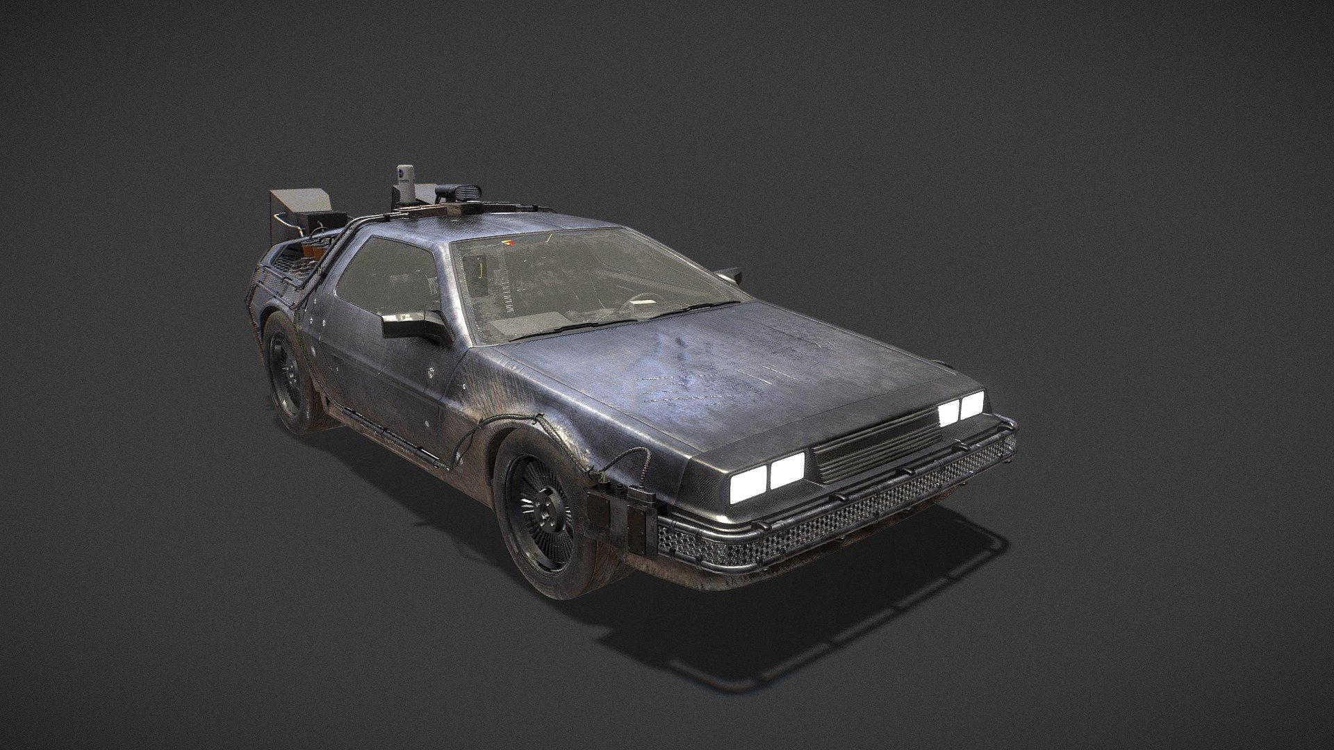 Delorean-Ready Player One 3d model