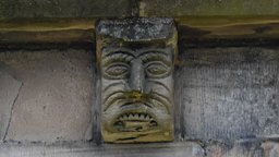 Grotesque corbel 05, Durham Cathedral