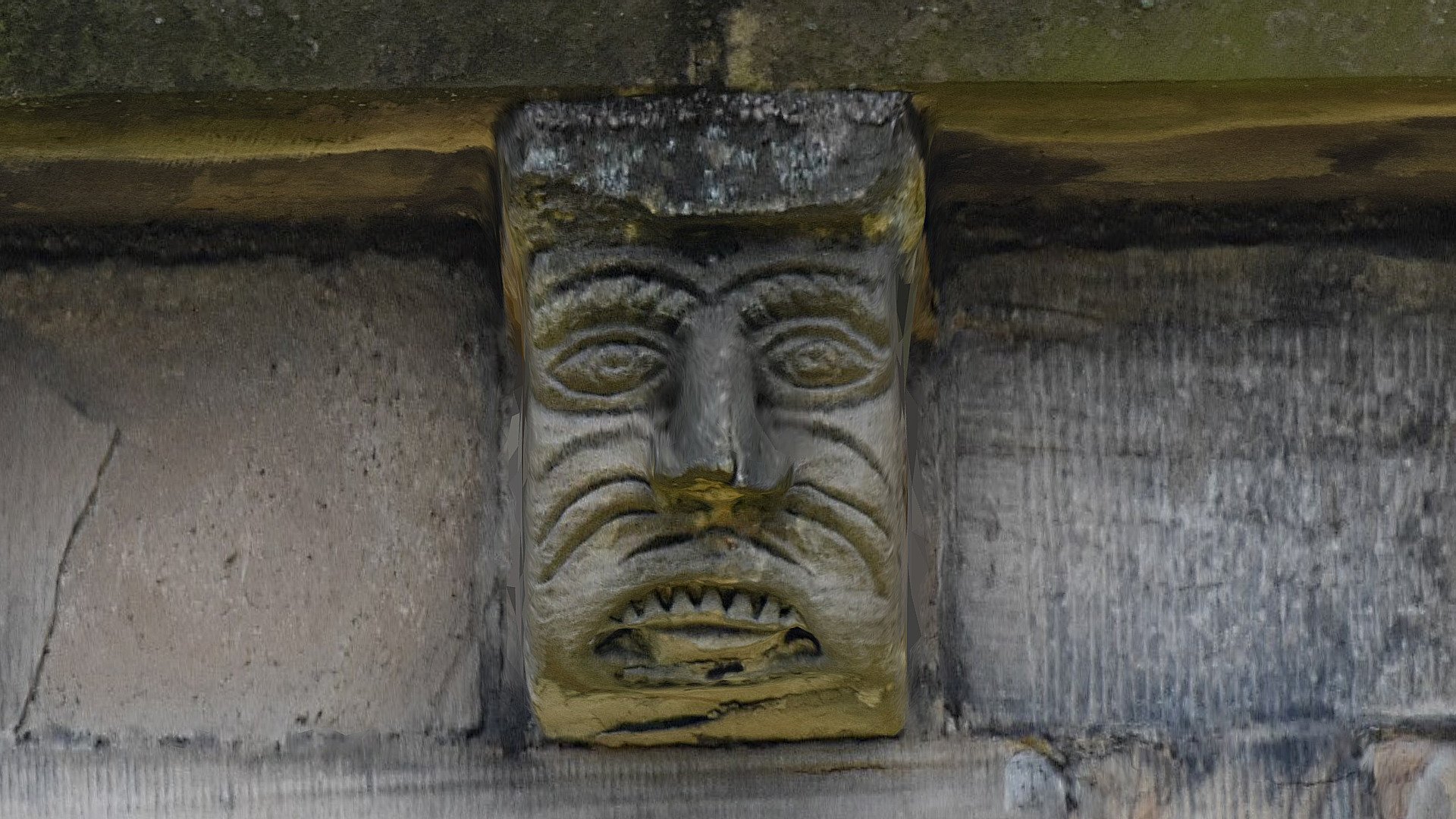 Grotesque corbel 05, Durham Cathedral 3d model