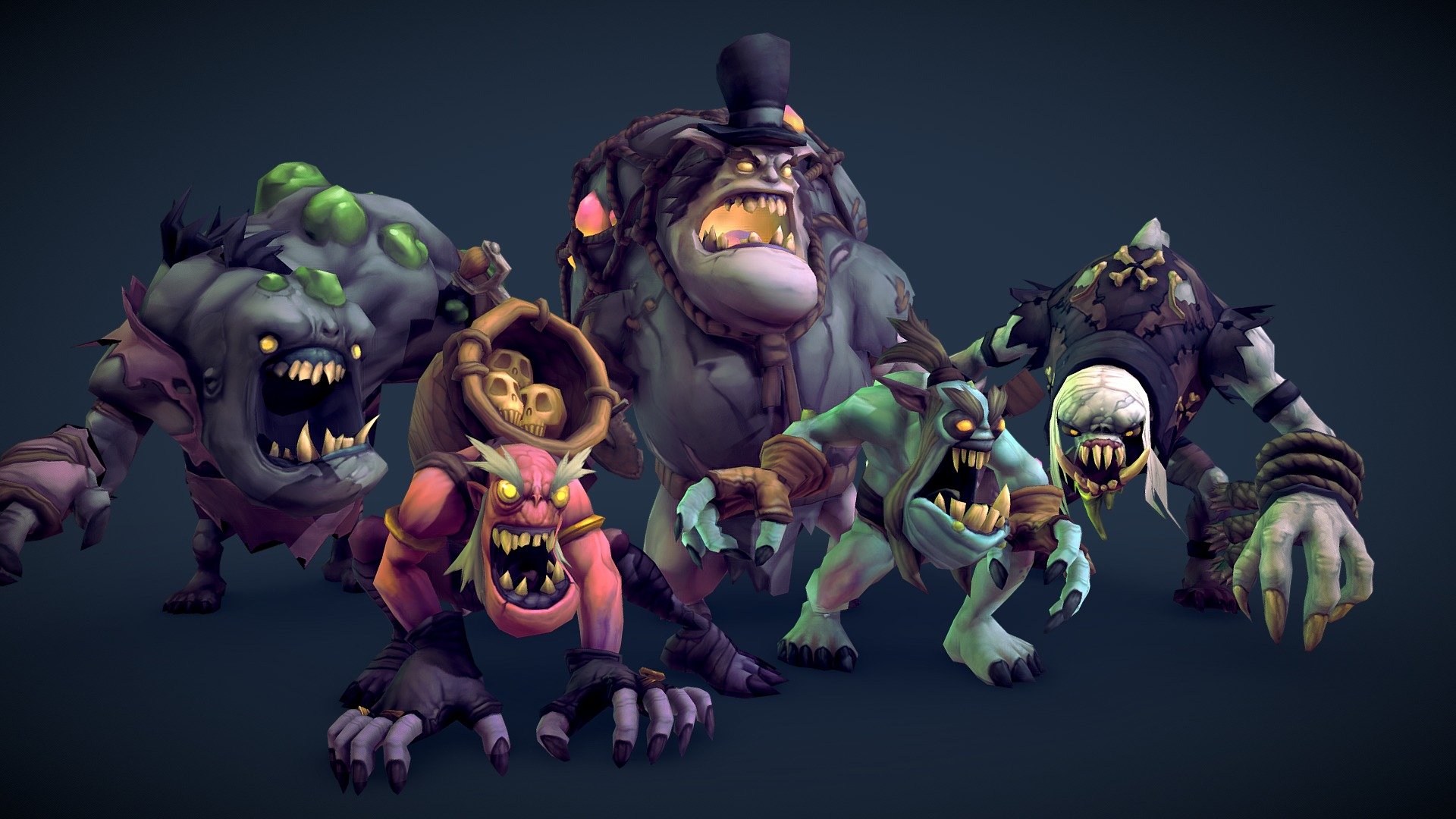 Ghoul Crew 3d model