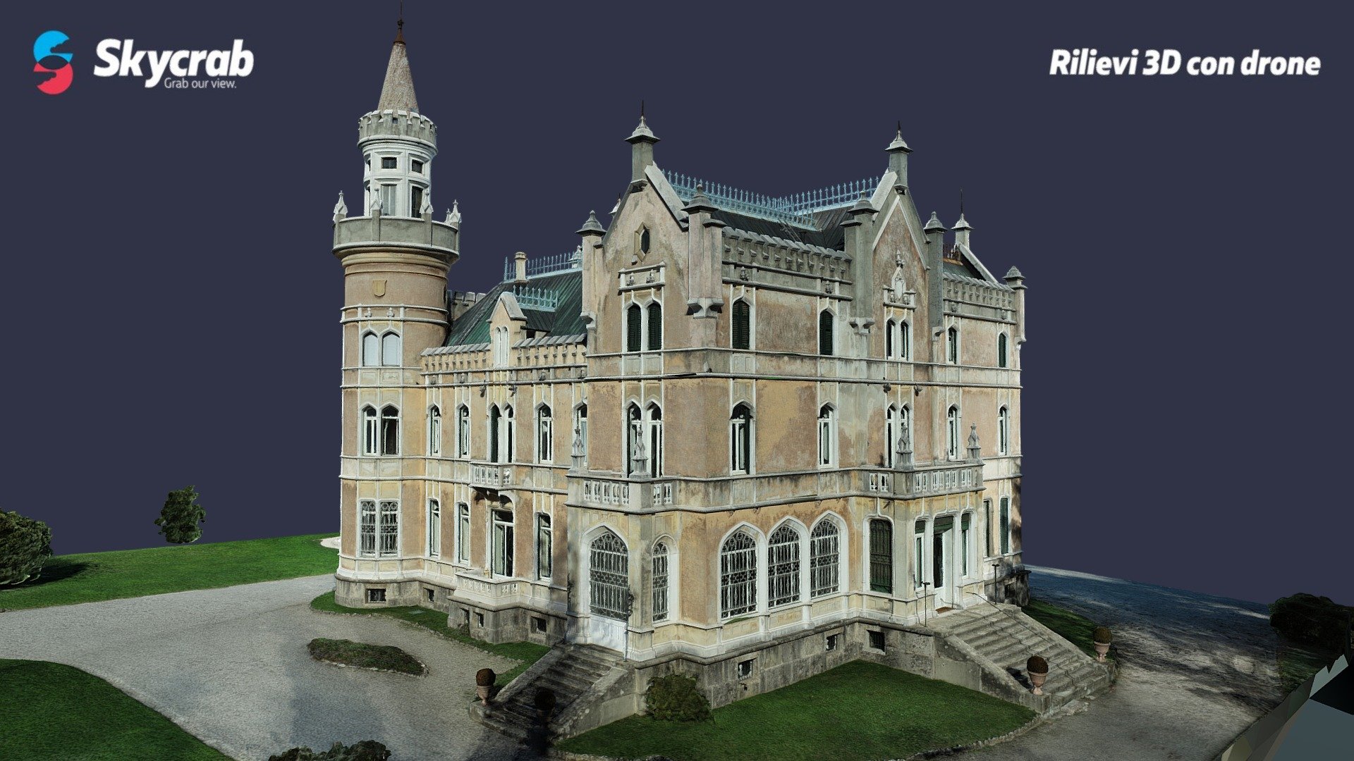 Villa Castello Lattuada 3d model