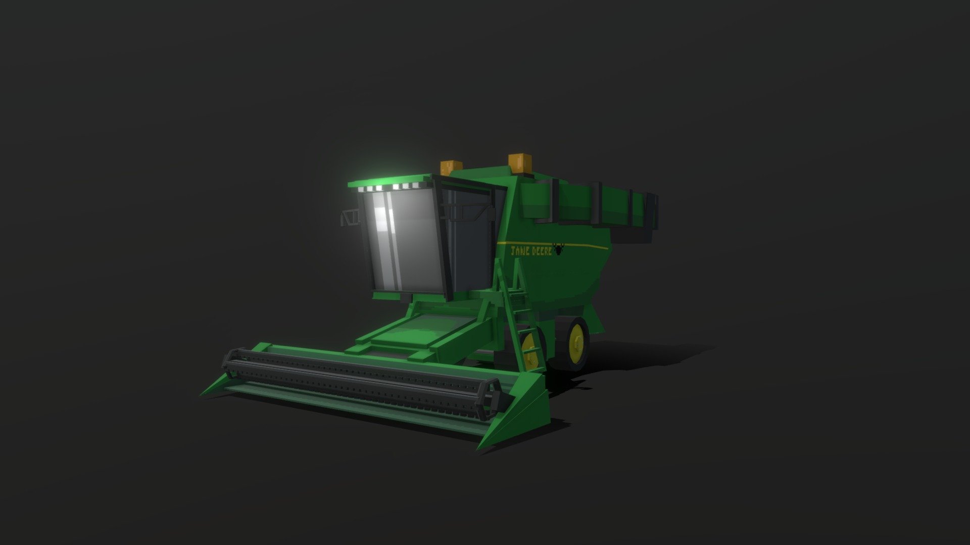 Combine Harvester 3d model