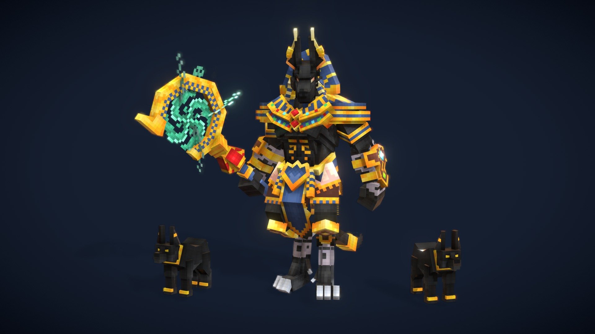 Anubis 3d model