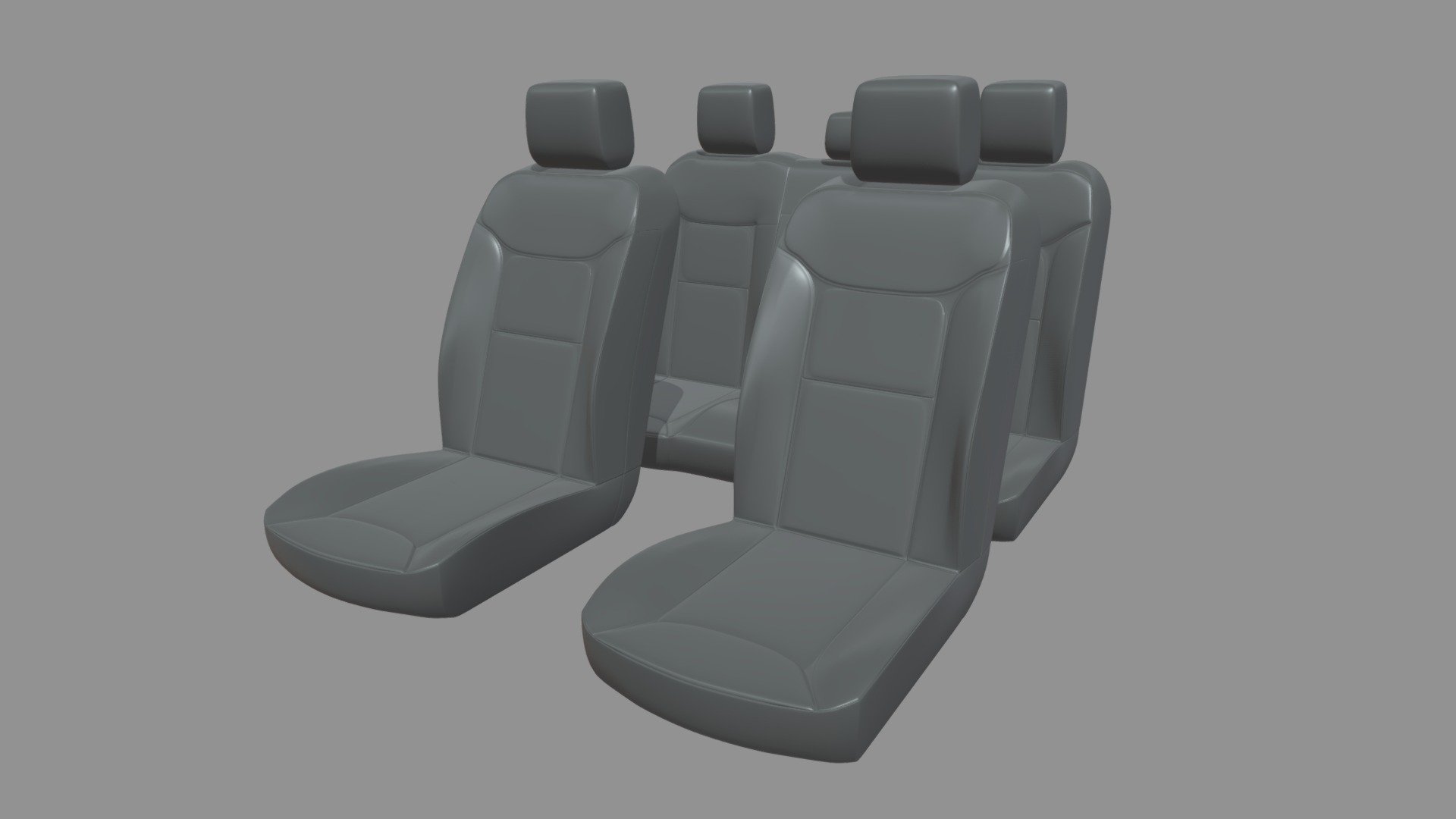 Car Seat 014 3d model