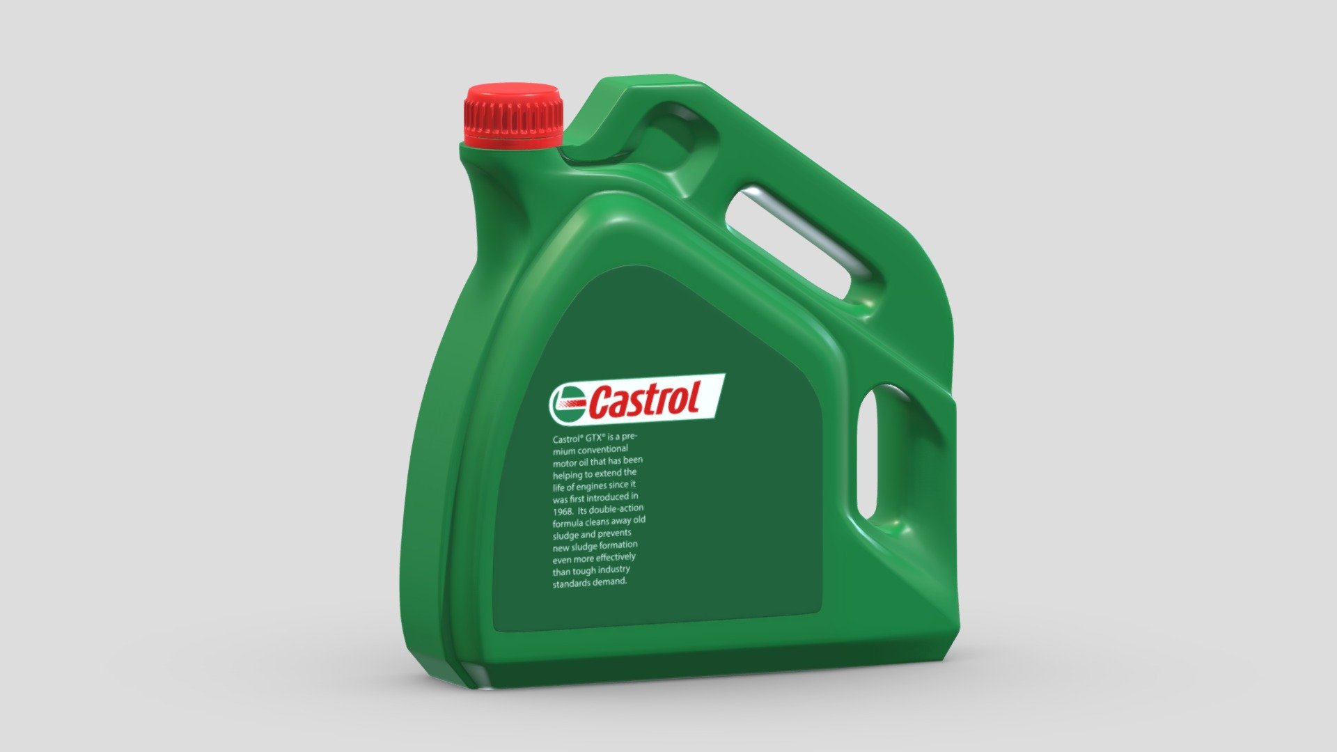 Castrol GTX Engine Oil 15W-40 A3B3 4L 3d model