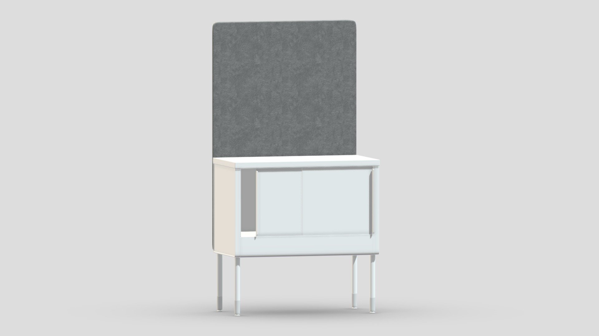 Herman Miller Workstation Public 5 3d model