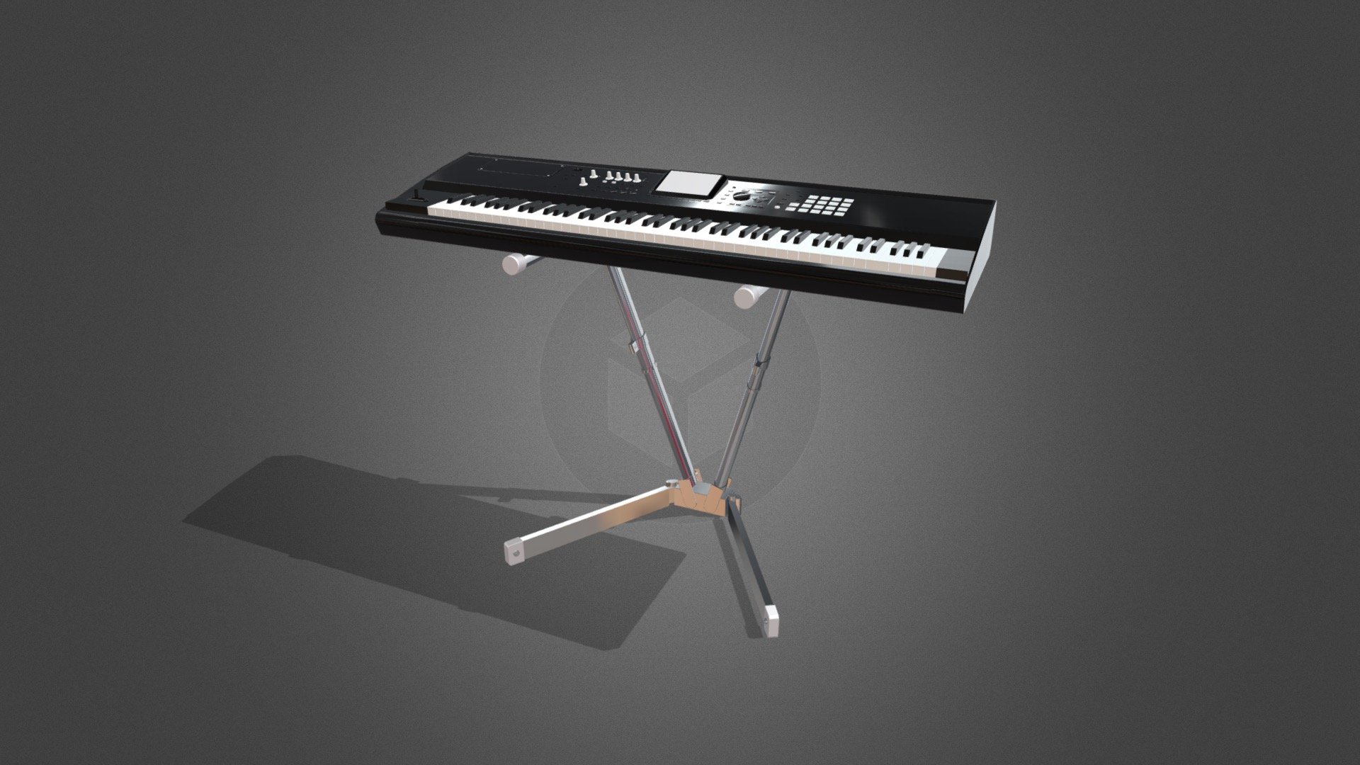 Electronic-organ 3d model