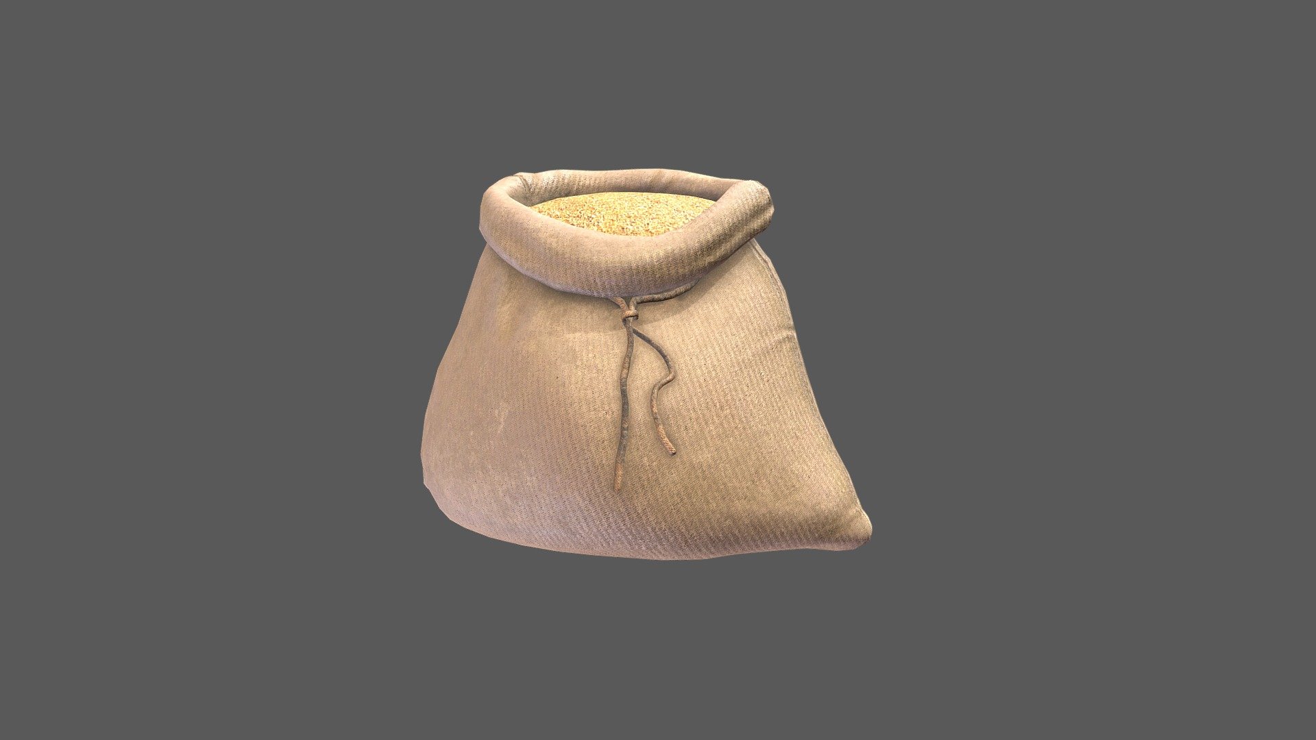 Wheat sack 3d model