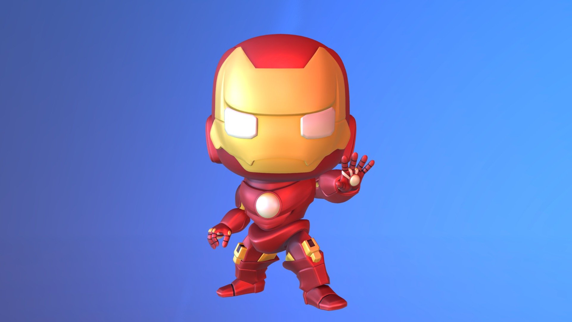 Chibi Ironman 3d model