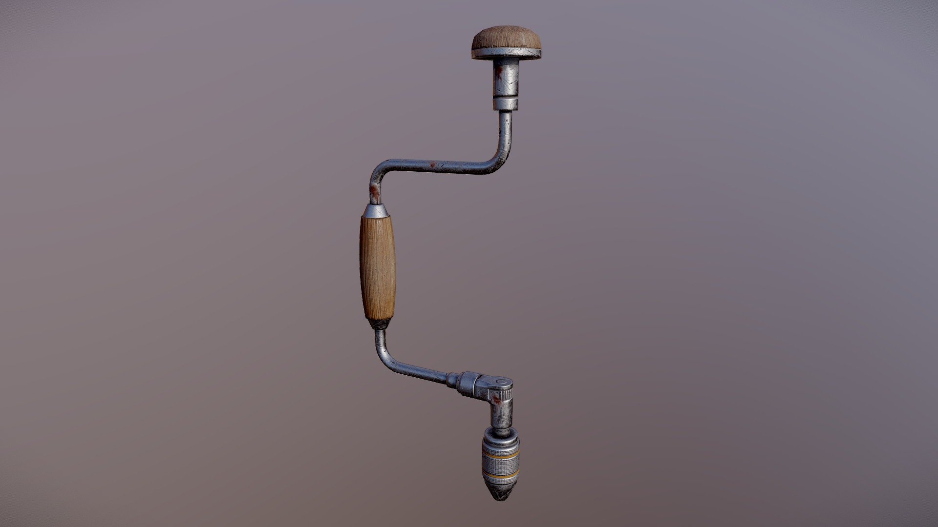 Hand drill 3d model