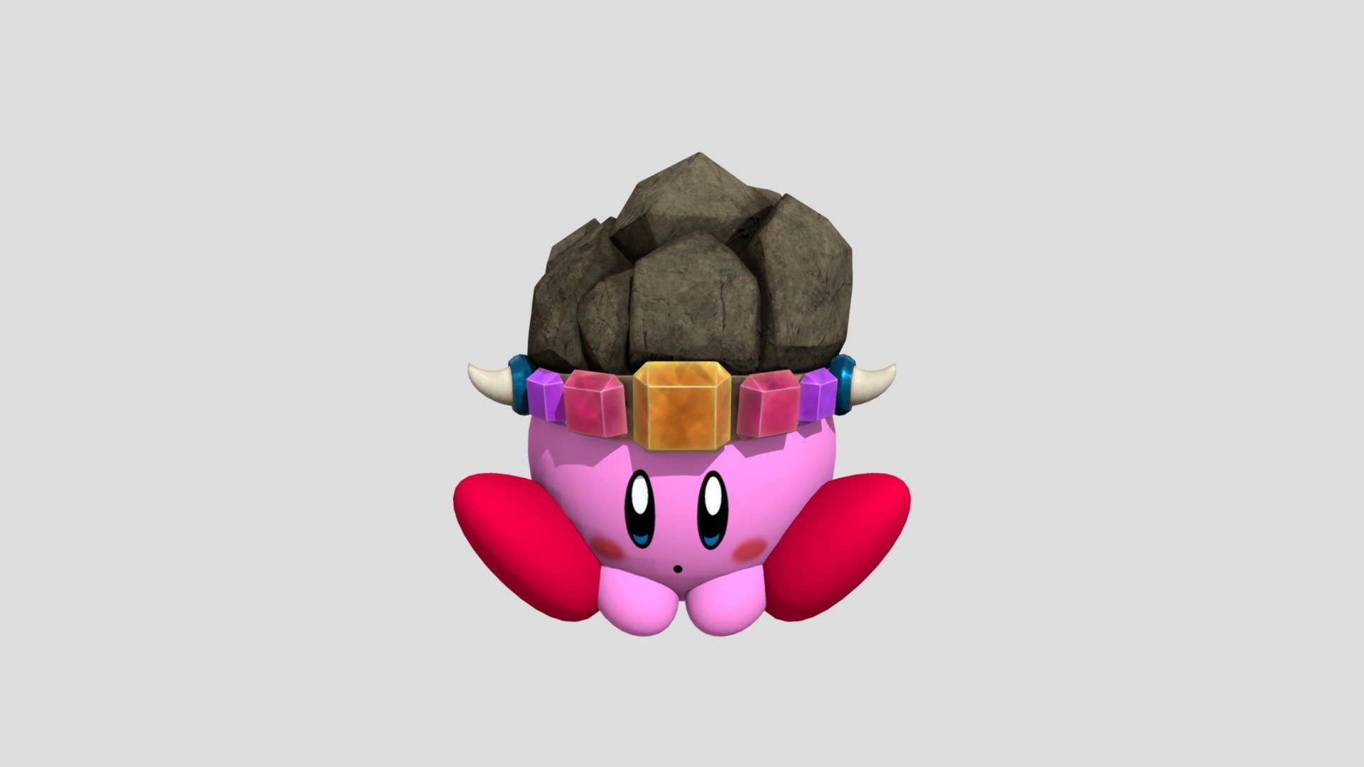 Stone Kirby 3d model