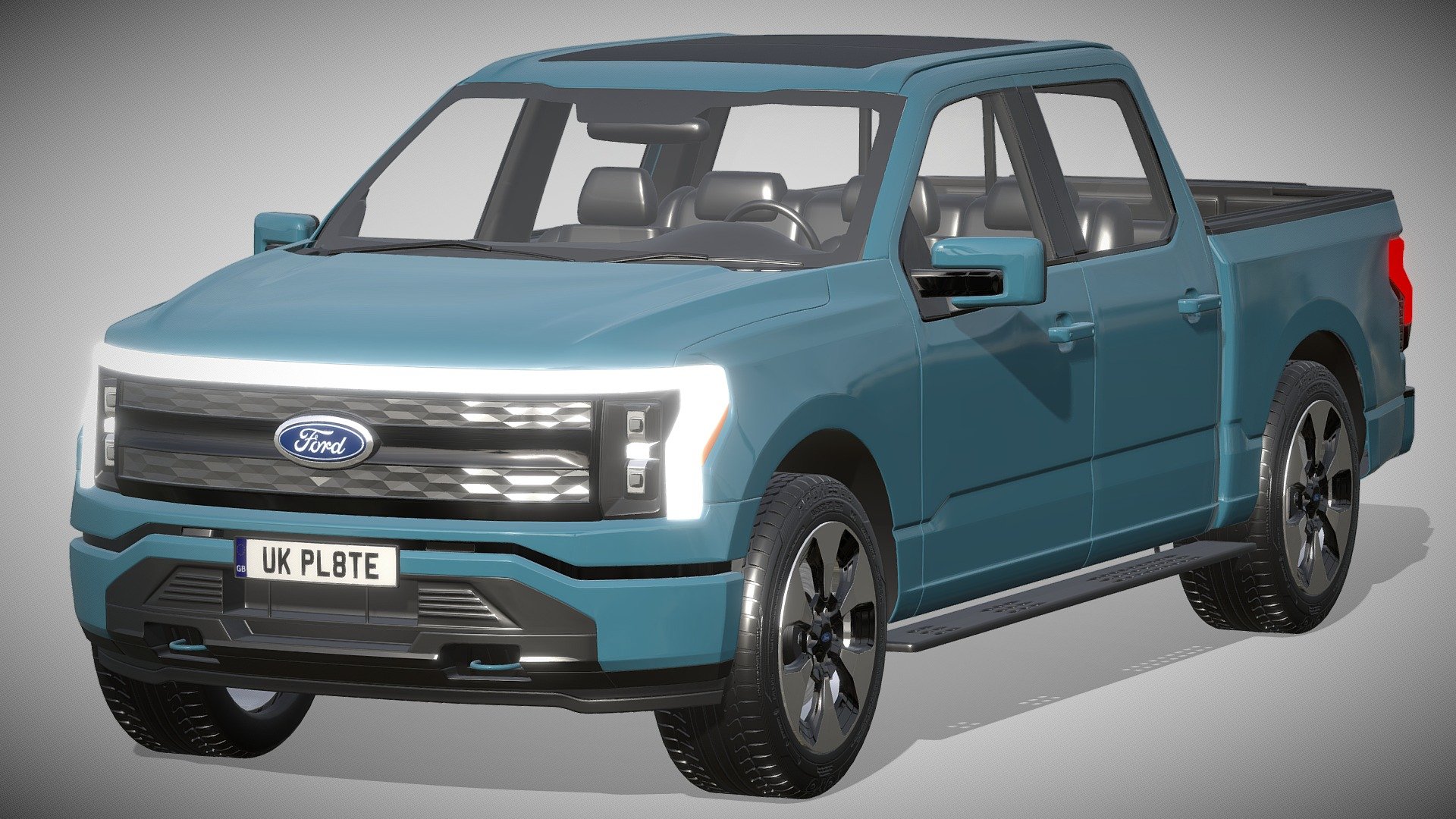 Ford F-150 Lightning 2022 3d model