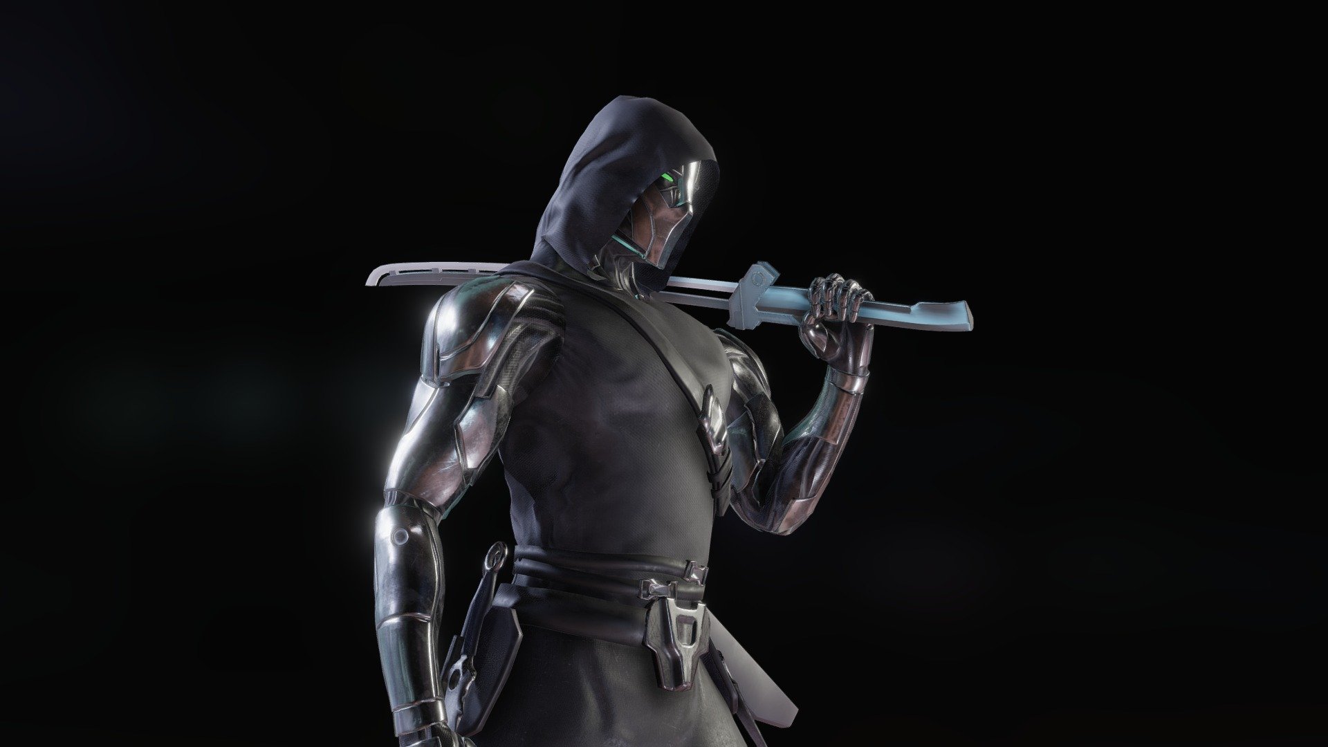 Ninja Cyborg 3d model