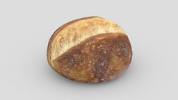 Supermarket Bread 03 Low Poly PBR Realistic