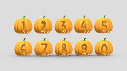 Halloween Pumpkin Numbers