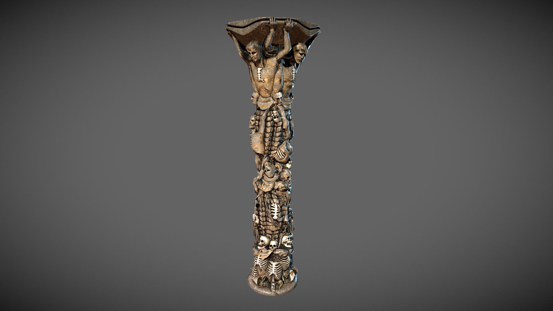 Column Skeleton 3d model