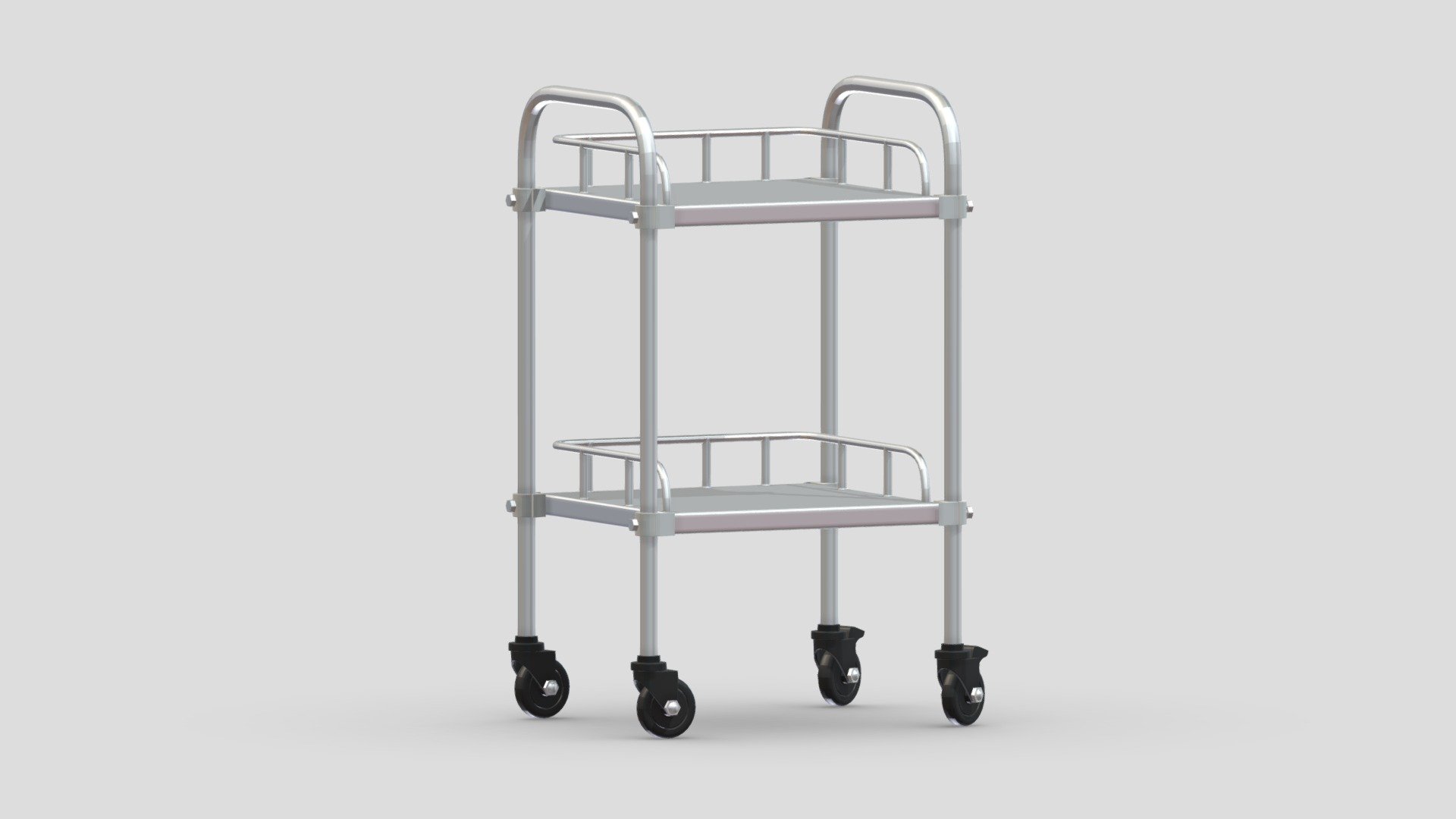 Medical Trolley 3d model