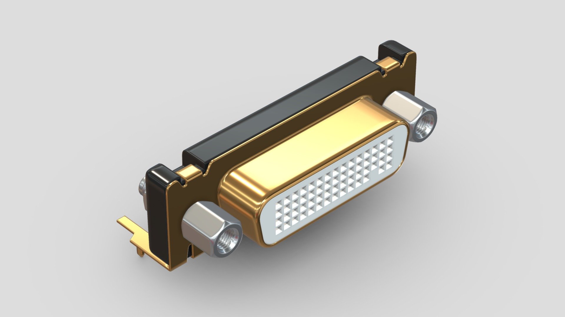 Dvi D Dual Link DMS 59 Female 3d model