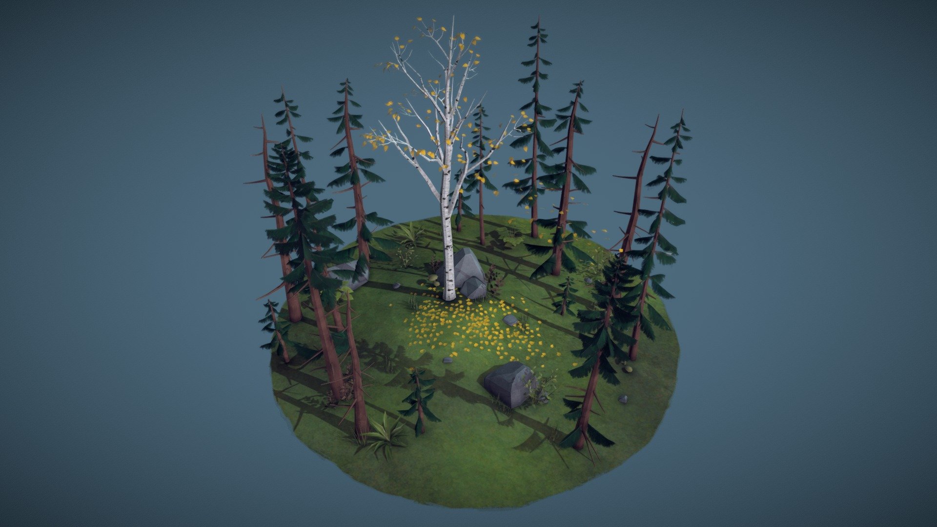 Forest 3d model