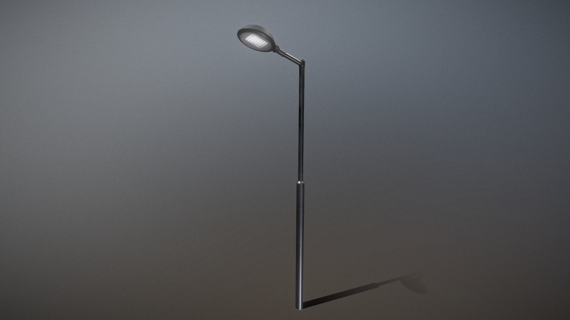 Street Light 15 v.1 (3m) (Pole 3) 3d model