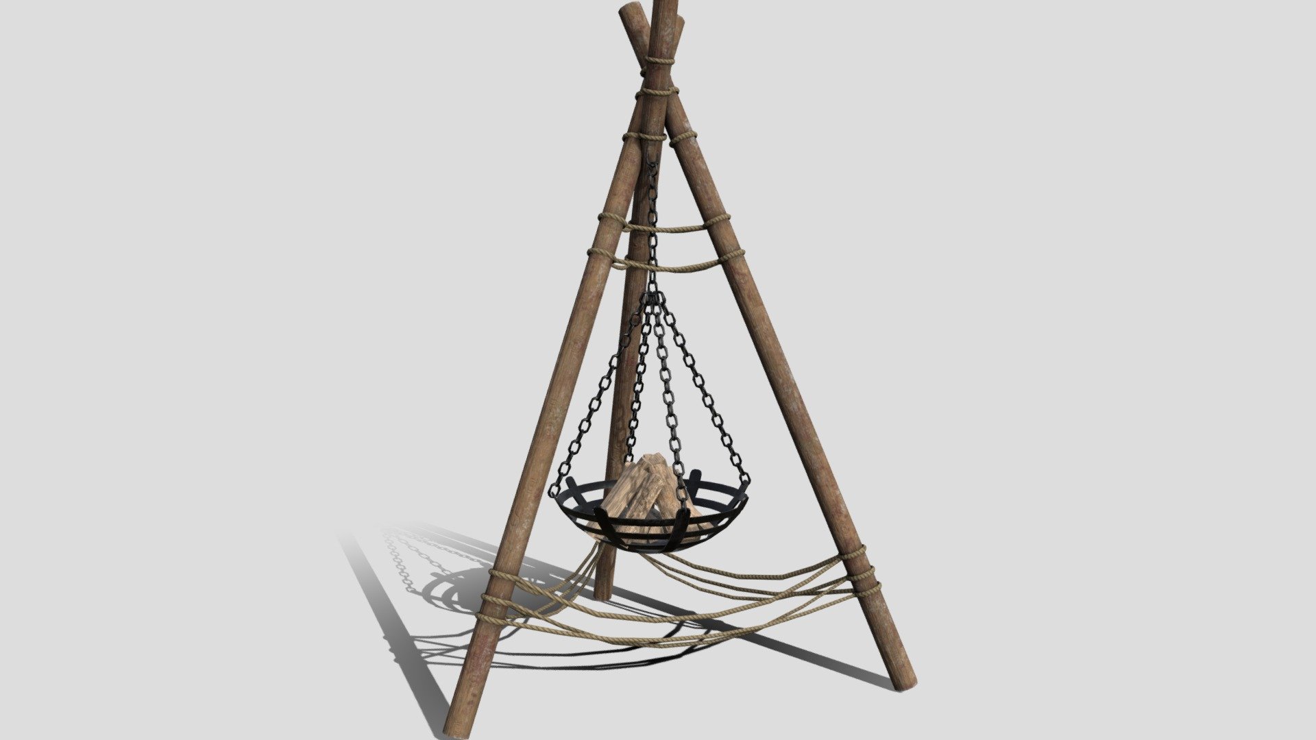 Tripod Brazier 3d model