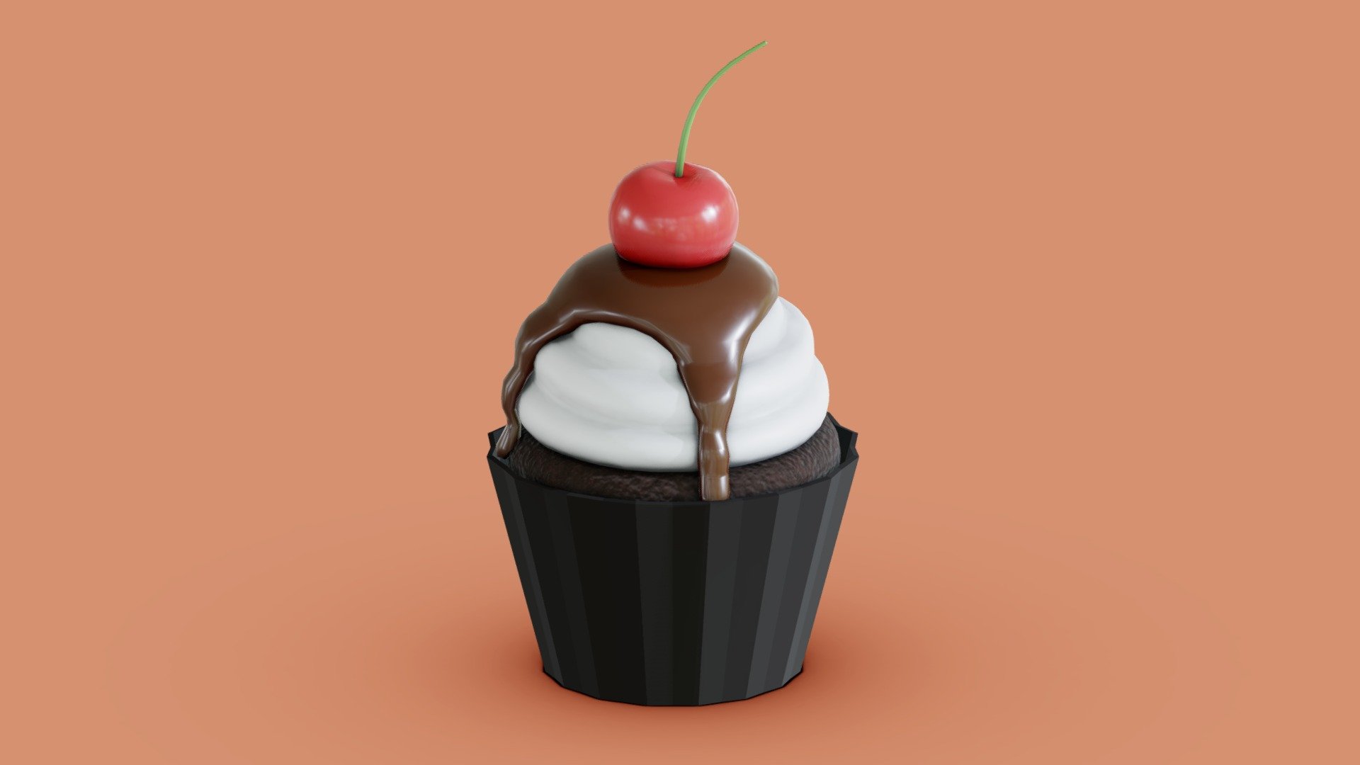 cupcake 3d model