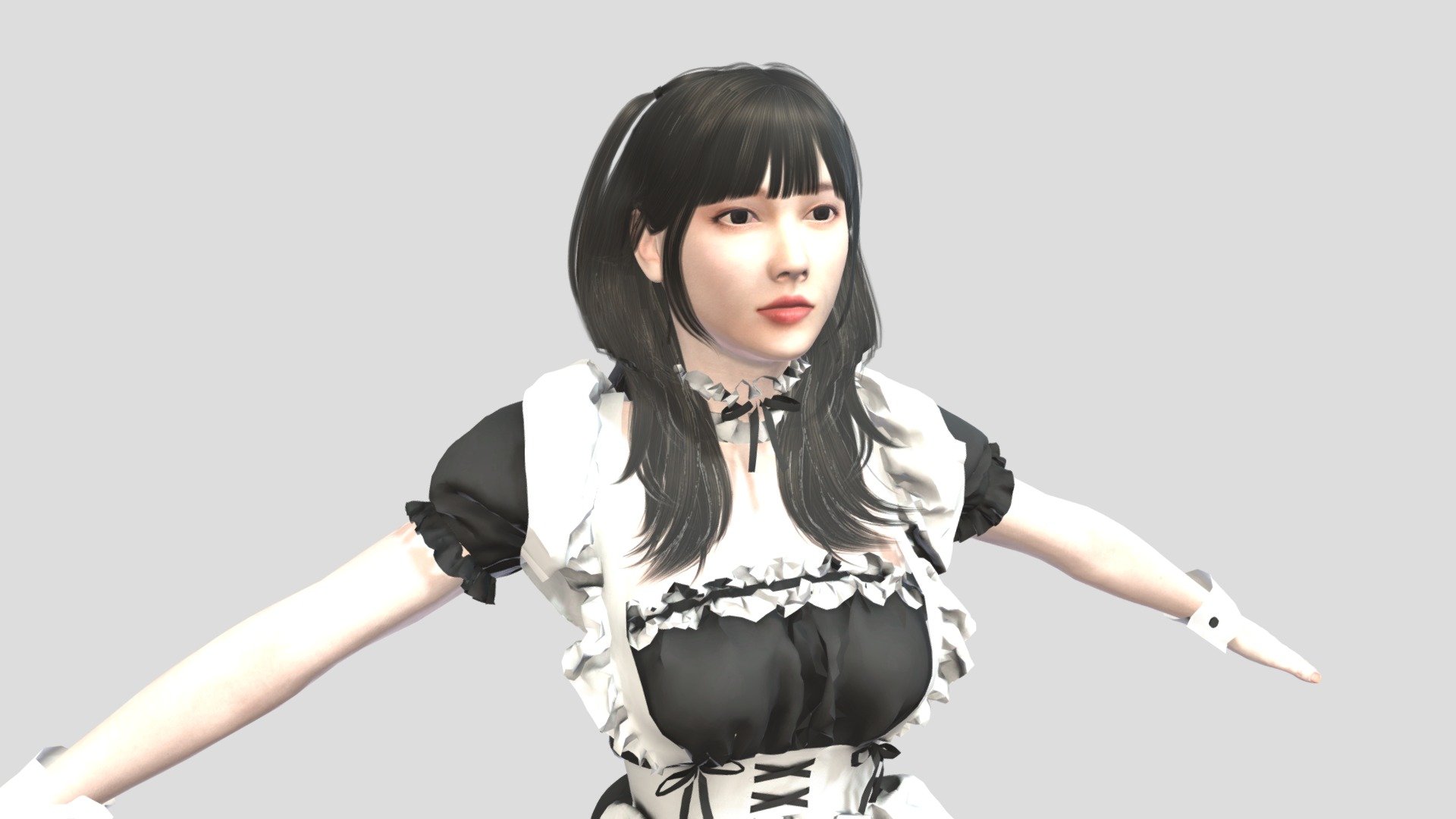 Maid 3d model