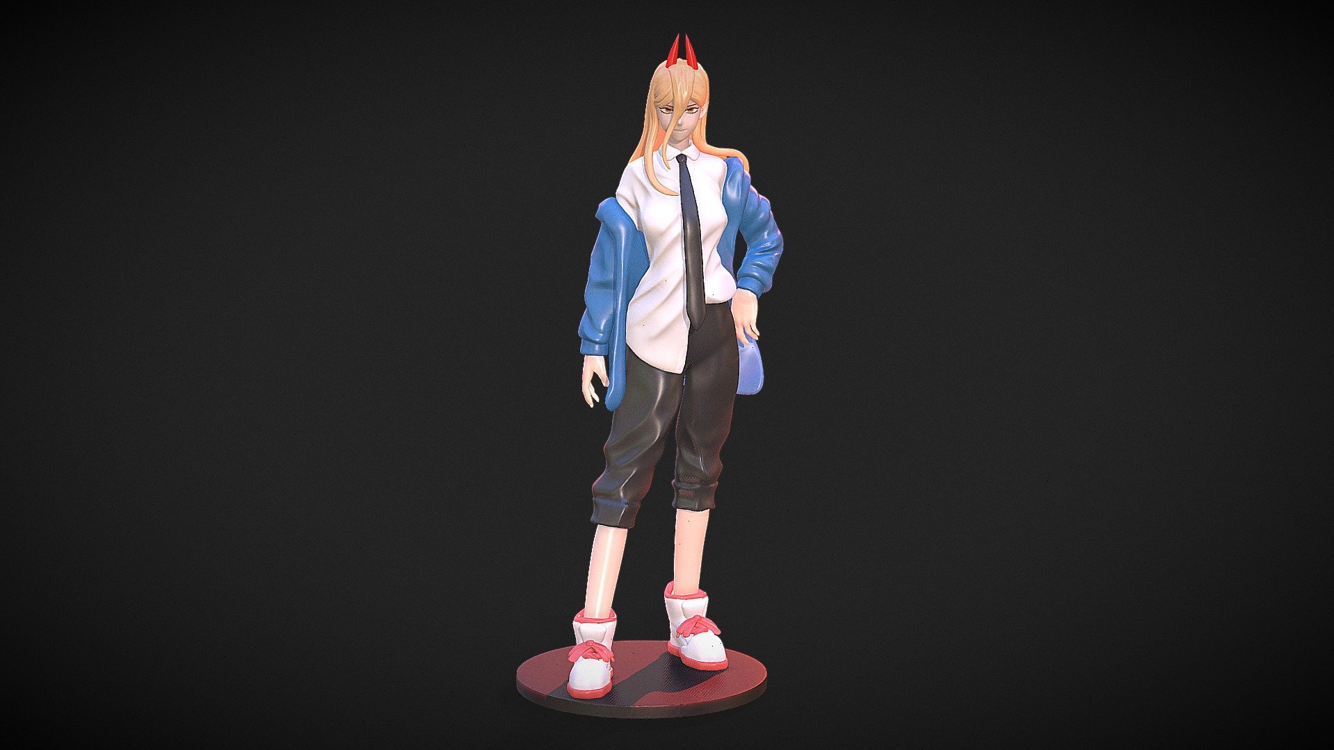 Chainsaw-man Power 3d model