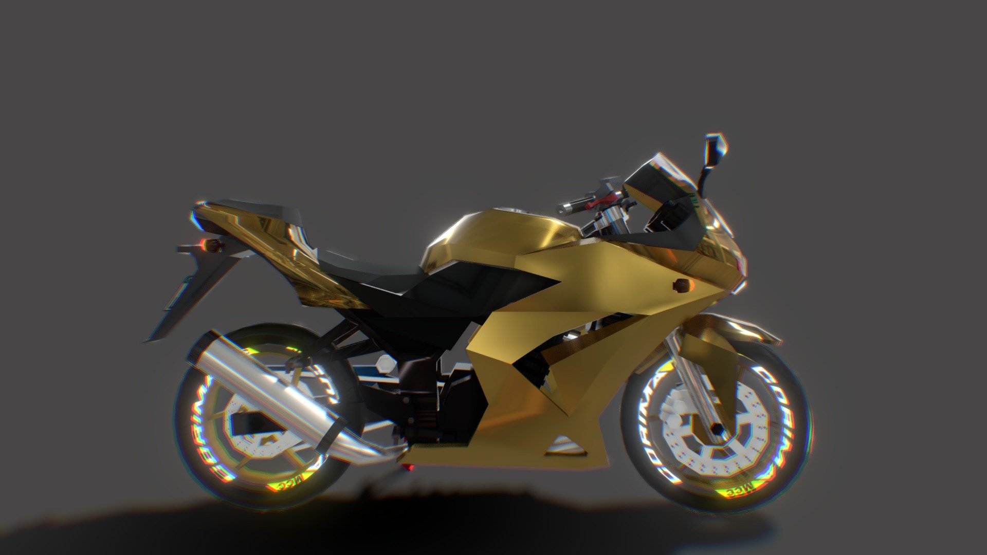 Moto Transforme 3d model