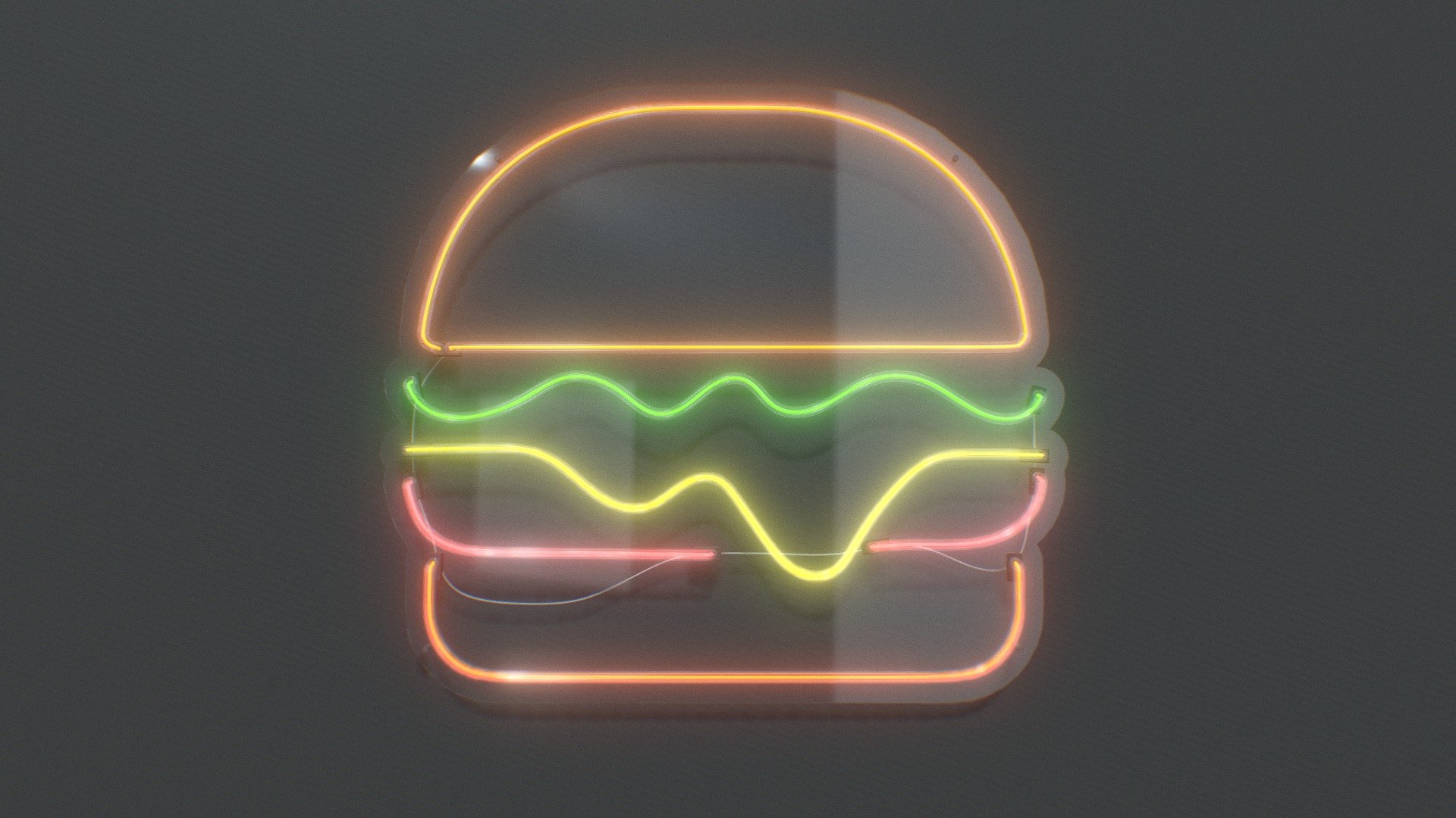 Burger 3d model