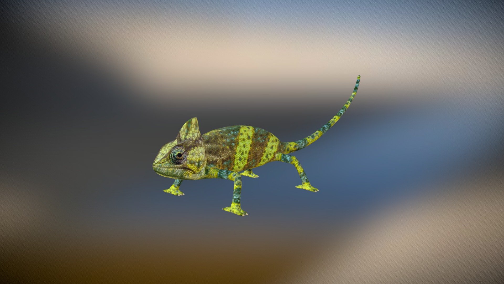 Chameleon 3d model