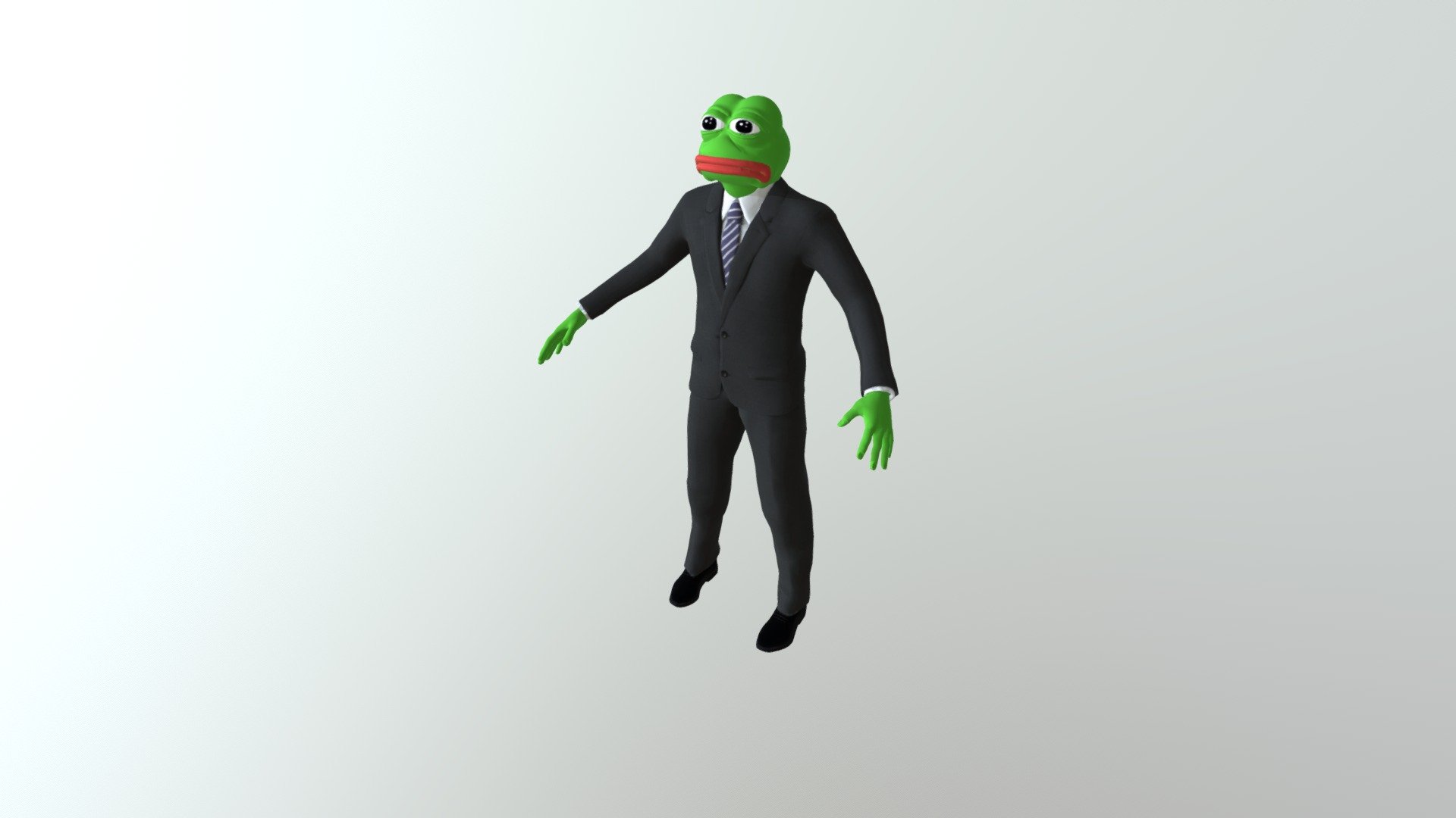 Mr PEPE 3d model