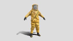 HAZMAT NBC Suit Rigged