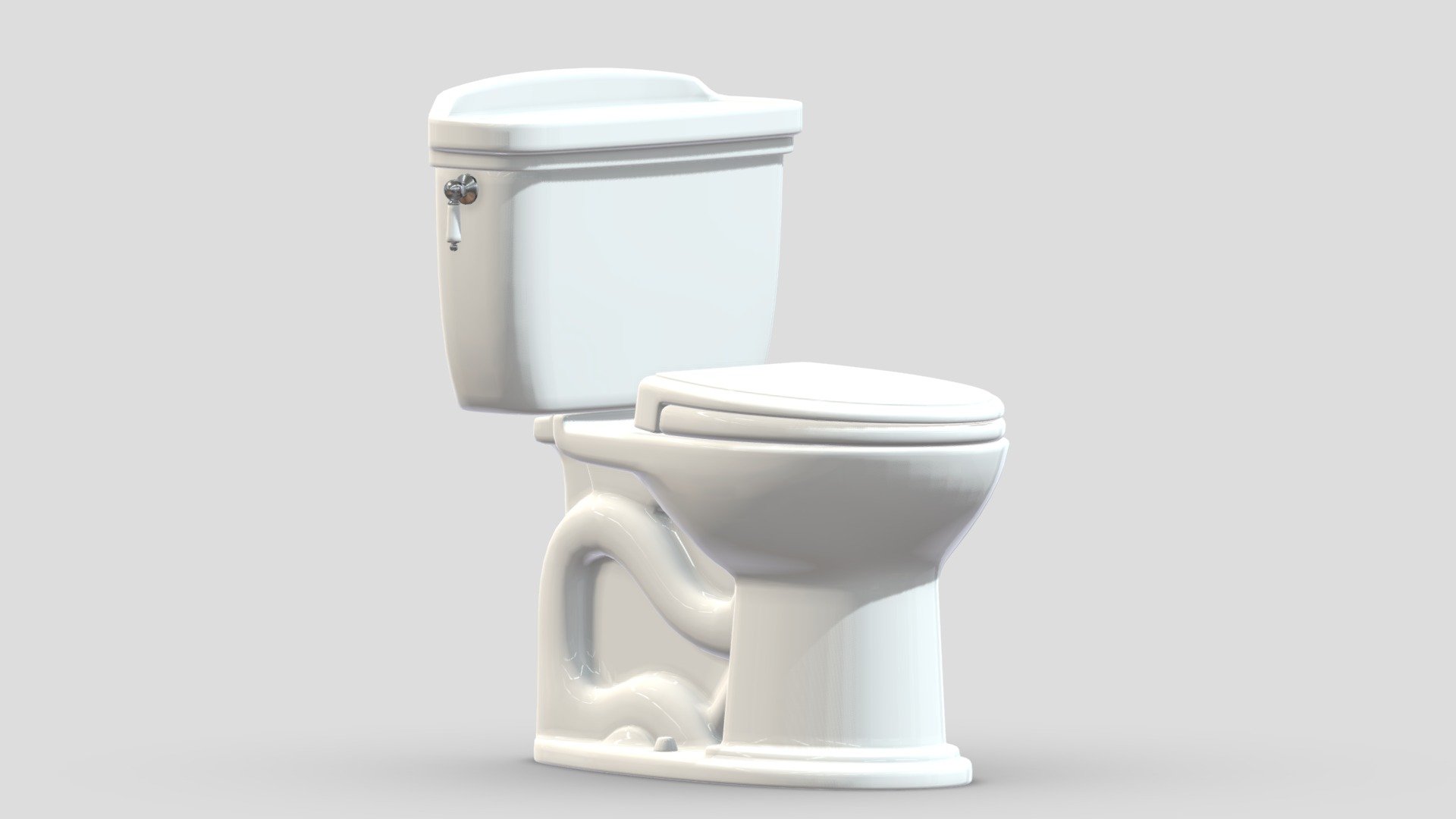 Eco Darthmouth Two-Piece Toilet 3d model