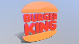 Burger King Logo 3D