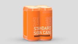 Four Shrink Film Soda Can 500ml