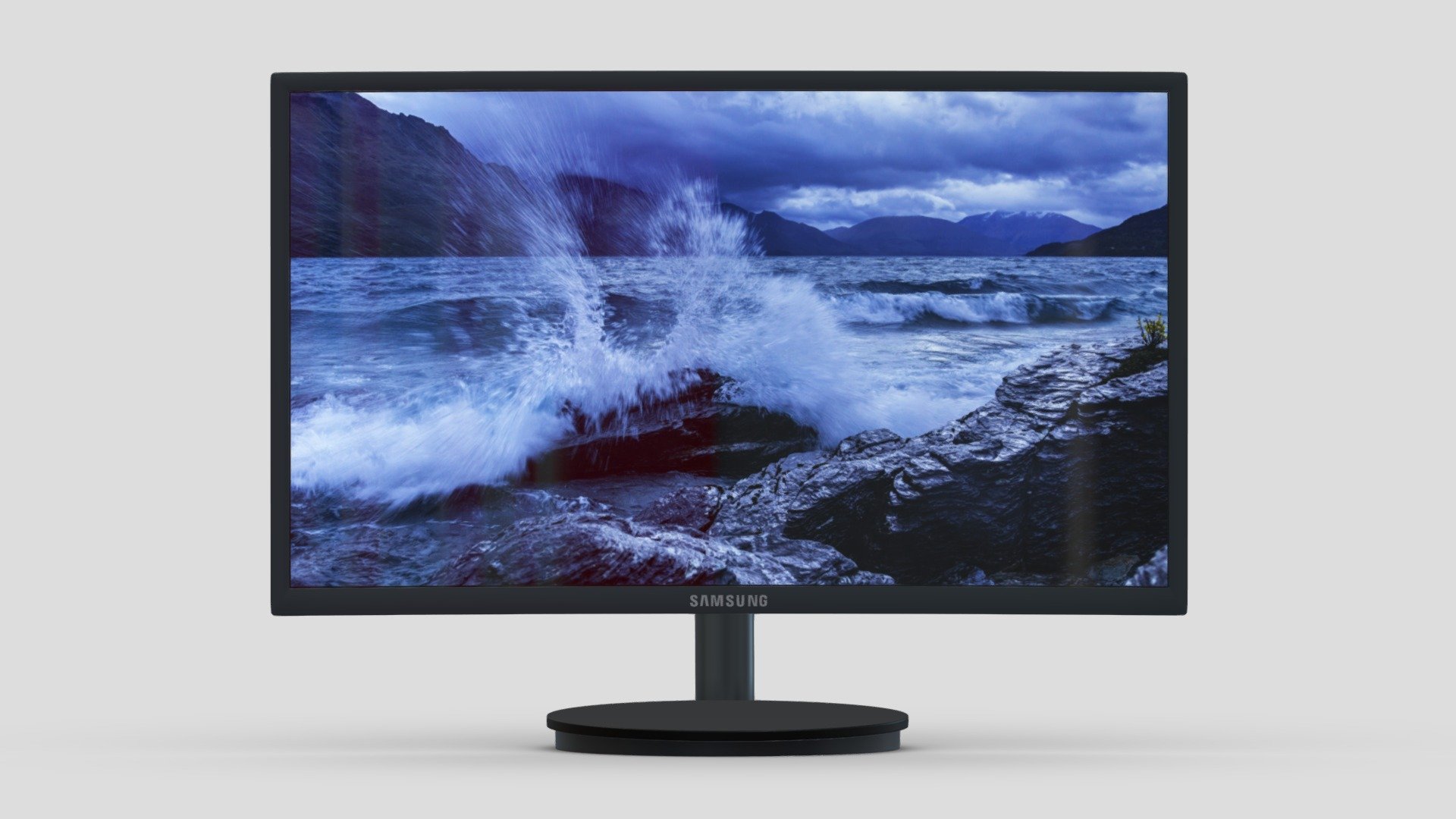 Samsung CFG70 Curved Gaming Monitor 3d model