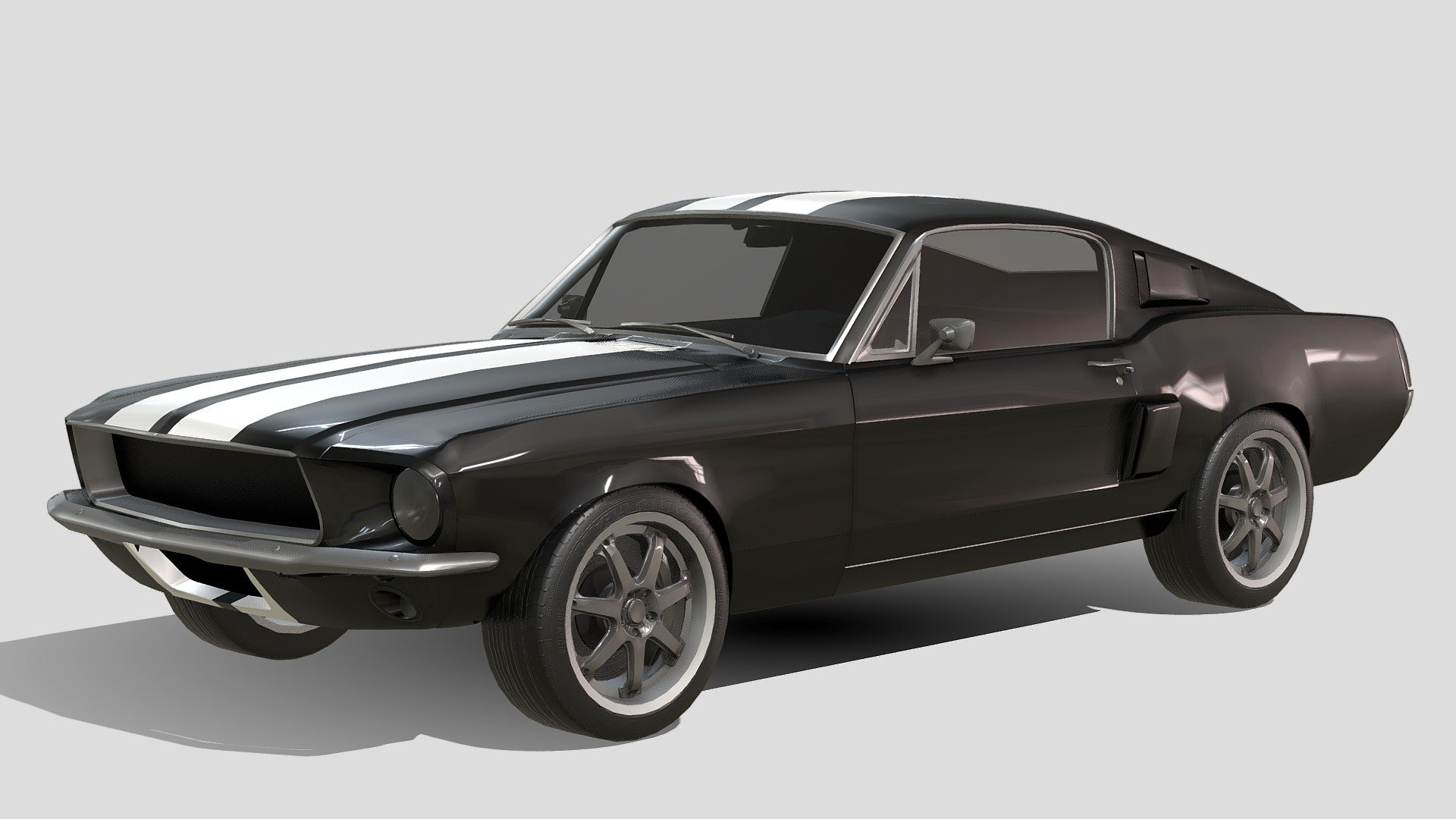 Ford Mustang 1967  Fast and furios 3 3d model