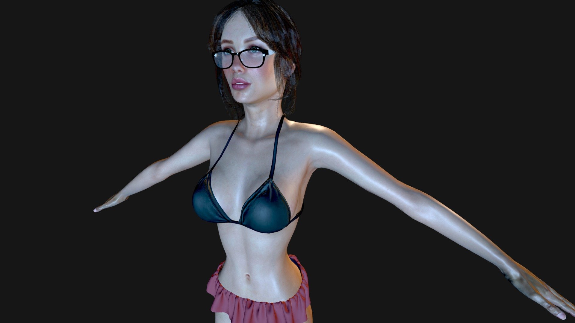 Girl 8 3d model