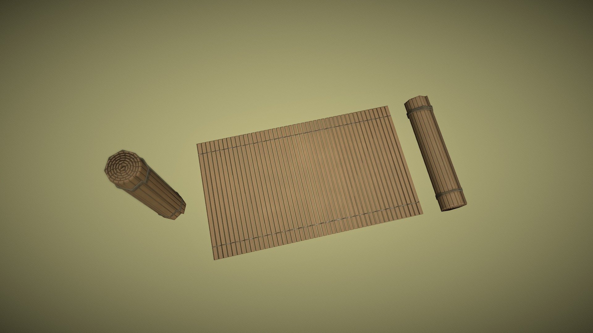 Bamboo Slips 3d model