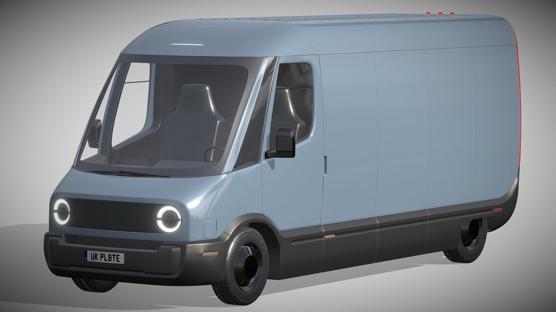 Amazon Electric delivery van 3d model