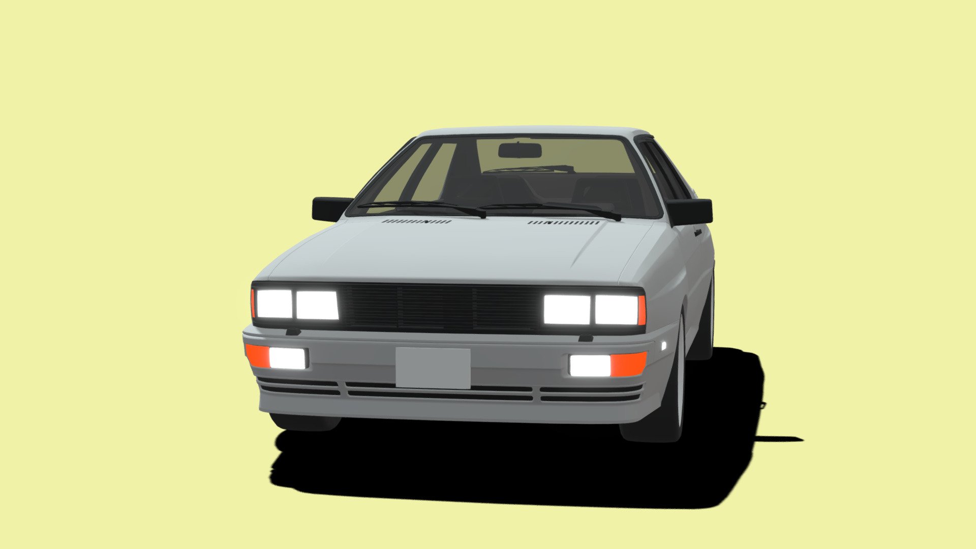 TOON Japan (Bonus) : Audi Quattro 3d model